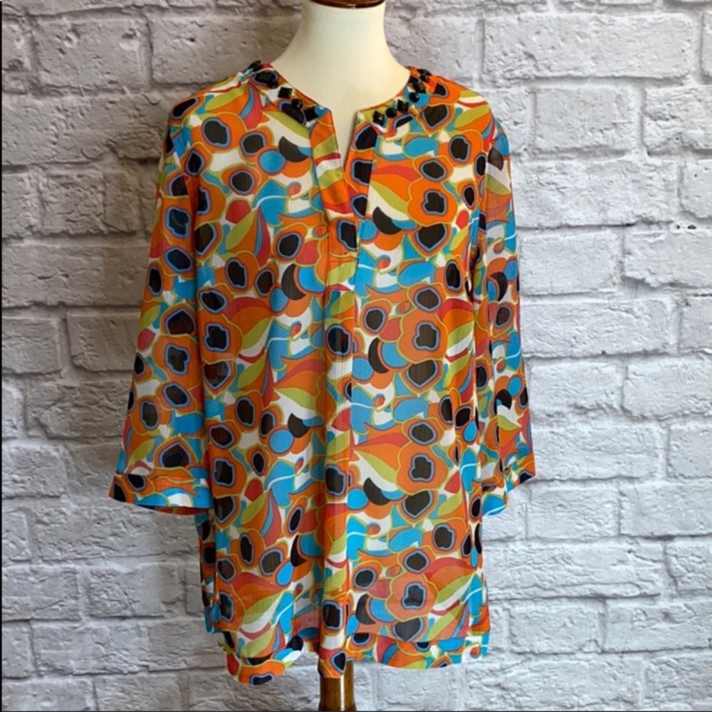 Evan Picone BOHO blouse